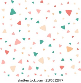 Colorful shapes are falling down, looking like a background and wallpaper. Confetti background.