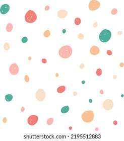 Colorful shapes are falling down, looking like a background and wallpaper. Confetti background.