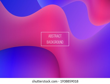 Colorful shapes liquid abstract background. Vector Illustration