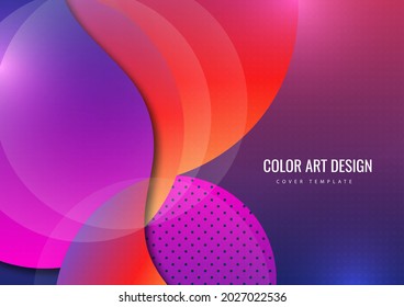 Colorful shapes on a creative background, modern geometric pattern. Business or technology presentation design template, brochure or flyer template or geometric web banner. Vector illustration