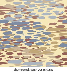 Colorful shapes seamless pattern. Abstract backdrop.