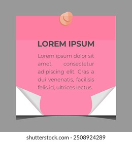 Colorful sheets for sticky notes on white background.