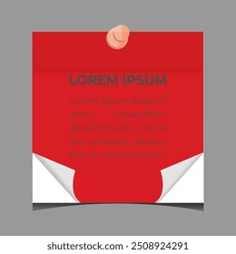 Colorful sheets for sticky notes on white background.