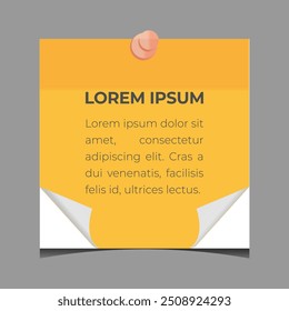 Colorful sheets for sticky notes on white background.