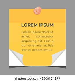 Colorful sheets for sticky notes on white background.