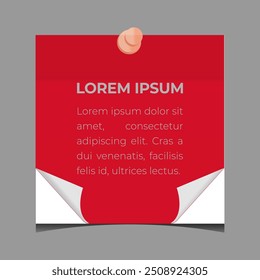 Folhas coloridas para notas adesivas sobre fundo branco.