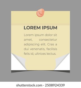 Colorful sheets for sticky notes on white background.