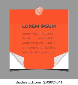 Colorful sheets for sticky notes on white background.