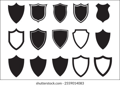 Colorful Shield Logo Vectors for Creativity

