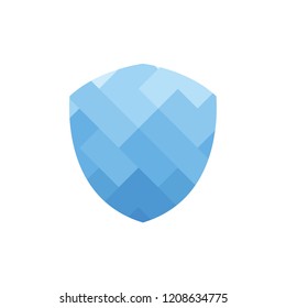 Colorful shield vector. Shield Icon Picture,  vector Flat, shield App and Web symbol.