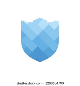 Colorful shield vector. Shield Icon Picture,  vector Flat, shield App and Web symbol.