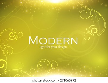 Colorful shining blur bokeh background. Vector illustration