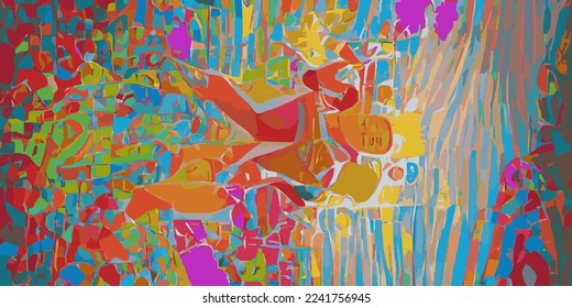 Colorful shiny abstract background for your design