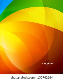 Colorful shiny abstract design template