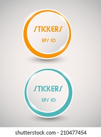 Colorful Shiny Cirlce. Infographic Concept.