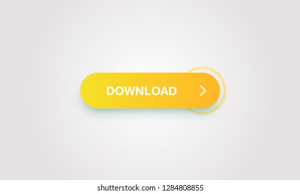 Colorful shiny and clean button for websites and online usage, vector illustration