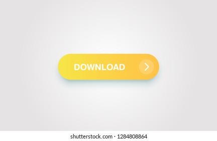 Colorful shiny and clean button for websites and online usage, vector illustration