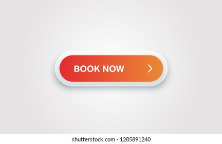 Colorful shiny and clean button for websites and online usage, vector illustration