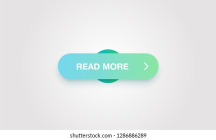 Colorful shiny and clean button for websites and online usage, vector illustration