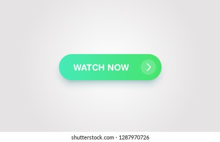 Colorful shiny and clean button for websites and online usage, vector illustration