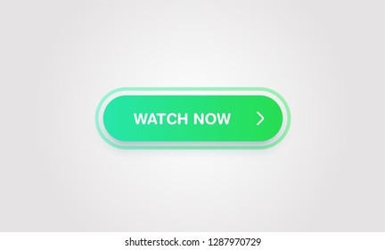 Colorful shiny and clean button for websites and online usage, vector illustration