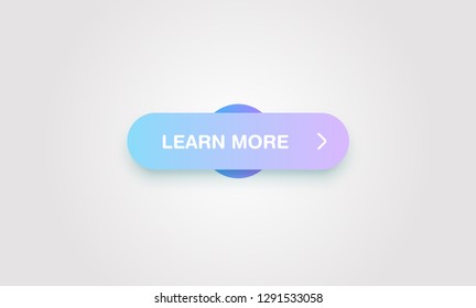 Colorful shiny and clean button for websites and online usage, vector illustration