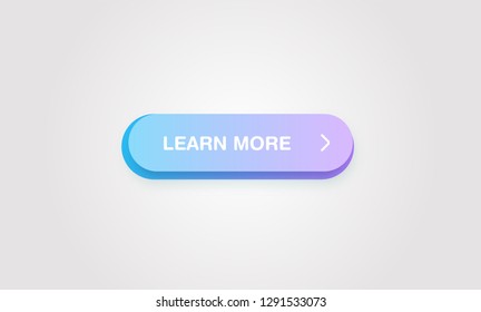 Colorful shiny and clean button for websites and online usage, vector illustration