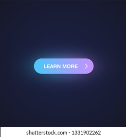 Colorful shiny and clean button for websites and online usage, vector illustration