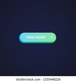 Colorful shiny and clean button for websites and online usage, vector illustration