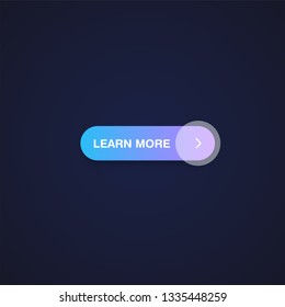 Colorful shiny and clean button for websites and online usage, vector illustration