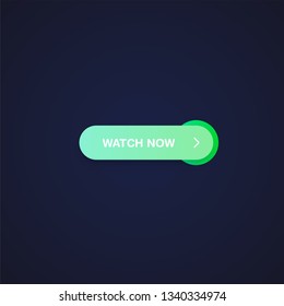 Colorful shiny and clean button for websites and online usage, vector illustration