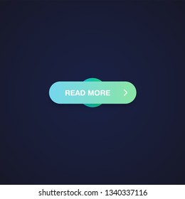 Colorful shiny and clean button for websites and online usage, vector illustration