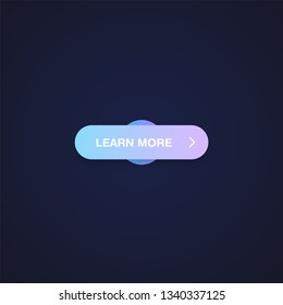 Colorful shiny and clean button for websites and online usage, vector illustration