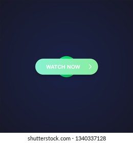 Colorful shiny and clean button for websites and online usage, vector illustration