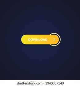 Colorful shiny and clean button for websites and online usage, vector illustration