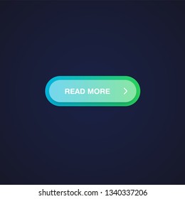 Colorful shiny and clean button for websites and online usage, vector illustration