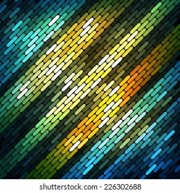 Colorful shiny mosaic background, vector eps10 illustration