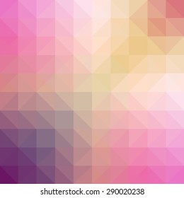 colorful shiny polygon, triangle, background, vector illustration.