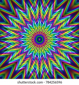 colorful and shiny psychedelic background. vector illustration