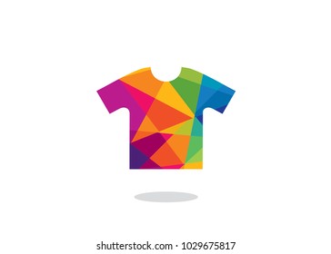 Colorful Shirt Logo Design Template, Element Design, Vector Design