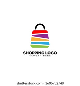 Colorful Shop Logo Design, Shop, Sale, Discount, Store vector logotype