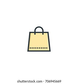 colorful shopping bag icon