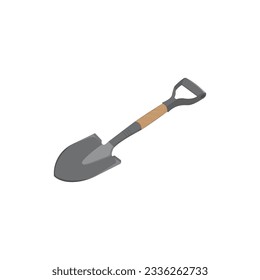 Colorful Shovel Icon Vector Design.