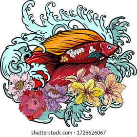 ベタ 魚 のイラスト素材 画像 ベクター画像 Shutterstock