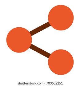 colorful silhouette of network symbol icon vector illustration