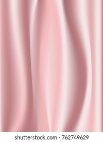 Colorful silk pink background. Vector Illustration. EPS10