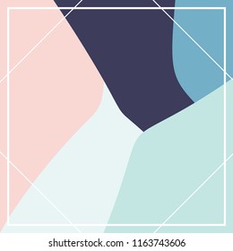 Colorful silk scarf pattern. Simple trendy hijab