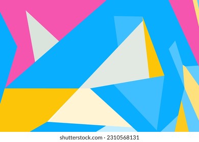 diseño de ilustraciones abstractas y coloridas