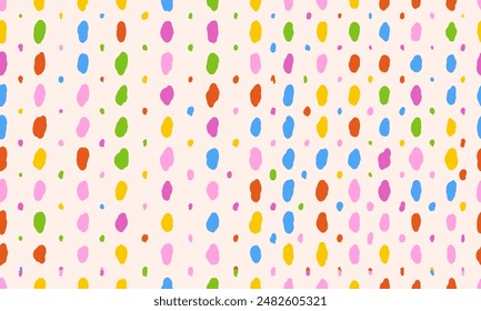 Colorful simple background with small black lines. Seamless vector pattern.
