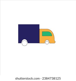 a colorful simple car design